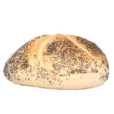 beyaz zemin üzerine somun ekmek