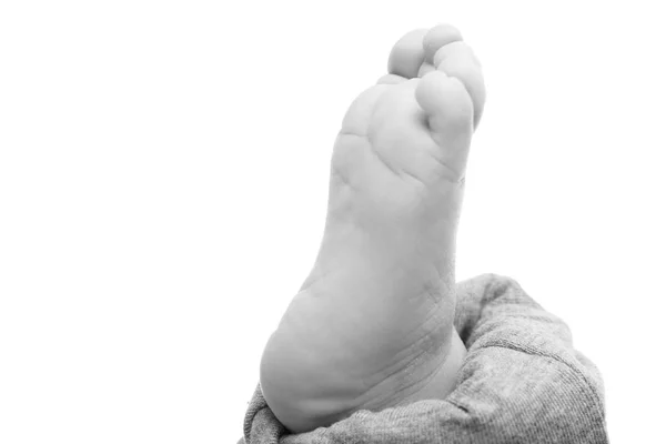 Fuß Eines Kleinen Babys Aus Nächster Nähe — Stockfoto