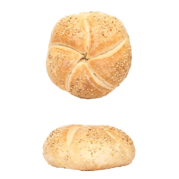 Хліб Хліб Білому Тлі — стокове фото