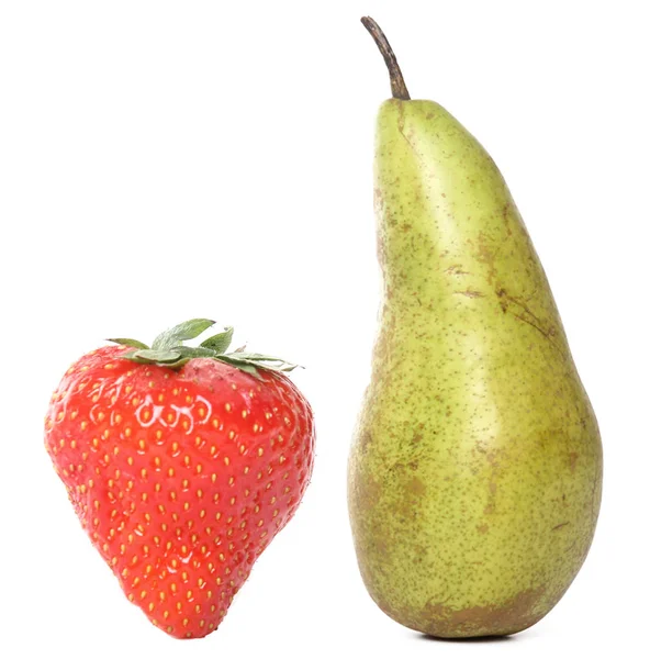 白い背景の上の甘い果物 — ストック写真