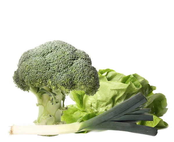 Conjunto Verduras Sobre Fondo Blanco —  Fotos de Stock