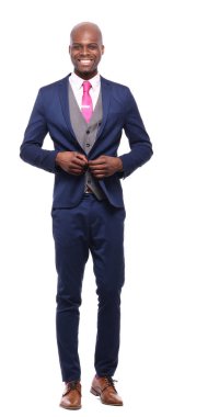 Siyah adam poz gülümseyen