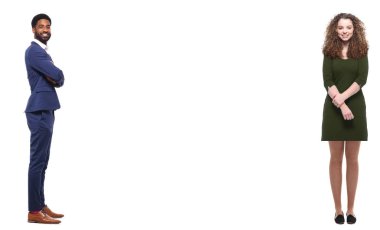 ırklararası çift beyaz arka plan üzerinde