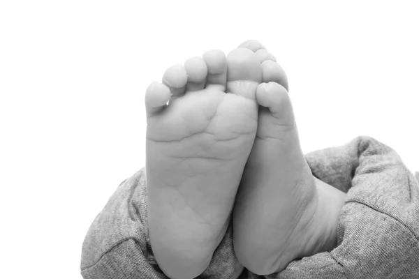 Feet Little Baby Close — Stock Photo, Image