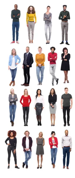 Farklı milletlerden insanların ayarlayacagı veya kolajı