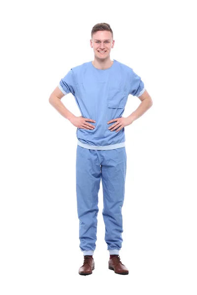 Médico Varón Con Uniforme Médico — Foto de Stock