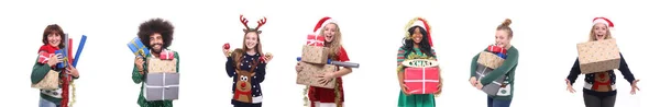 Happy People Christmas Time — Stock Photo, Image