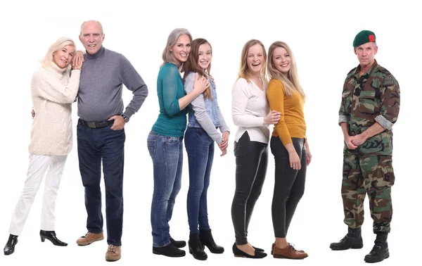 mutlu insanlar beyaz arka plan üzerinde izole