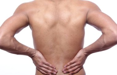 Siyah adam duygu sırt ağrısı