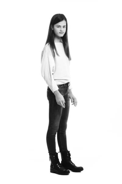 Gyönyörű Kaukázusi Tizenéves Lány — Stock Fotó