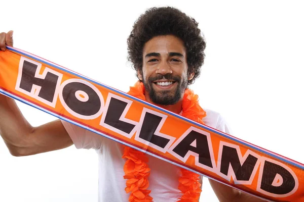 Eşarp ile Hollanda takımının siyah fan