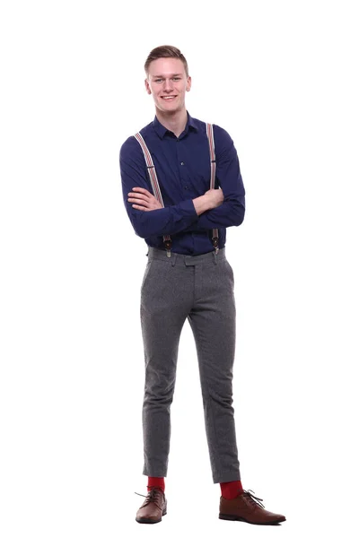 Caucasian Young Man Smiling — Stock Photo, Image