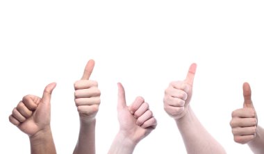 daha fazla el başparmak gösterilen