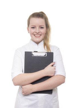 Genç kadın doktor ile ağıl