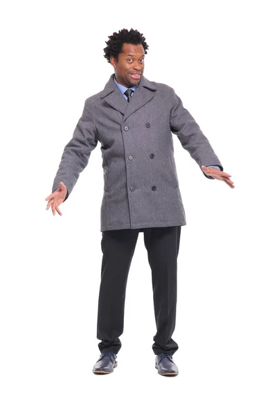 Smiling Black Man Posing — Stock Photo, Image