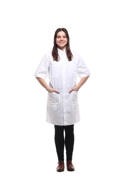 Caucasian Female Doctor Medical Uniform — Stock Photo, Image