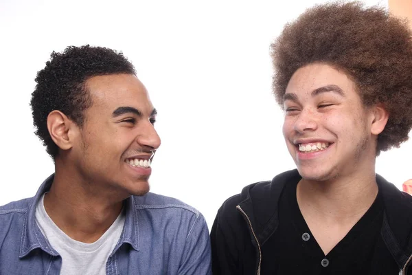 Два Африканських Чоловіка Посміхаються — стокове фото