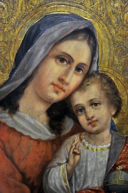 Tanrı'nın simgesi 17 yüzyıl anası