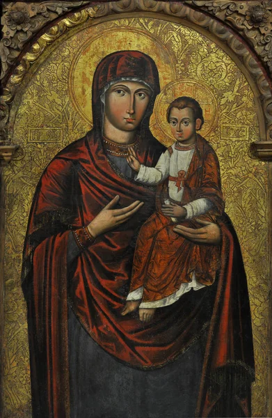 Tanrı'nın simgesi 17 yüzyıl anası