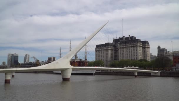 Puerto Madero Argentina South America — Stock Video