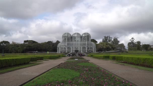 Jardim Botanico Curitiba — Stok video