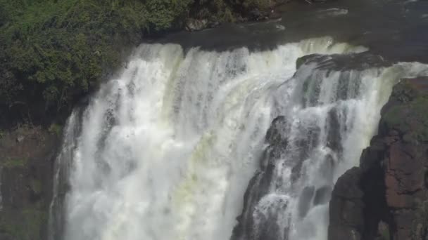 Close Waterfall Nature — Stock Video