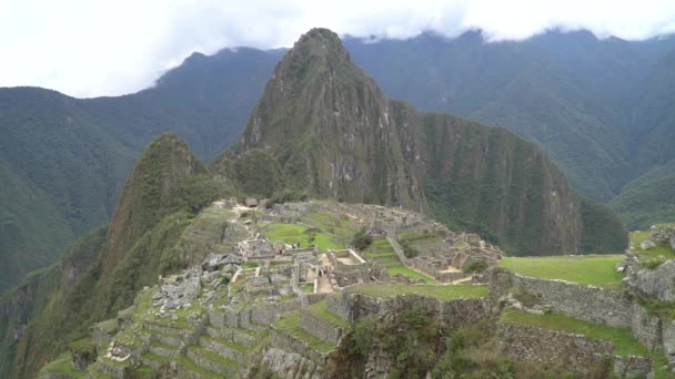 Machu Picchu Huayna Picchu — Video Stock