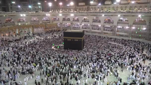 Masjidil Haram Meca Arabia Saudita — Vídeo de stock