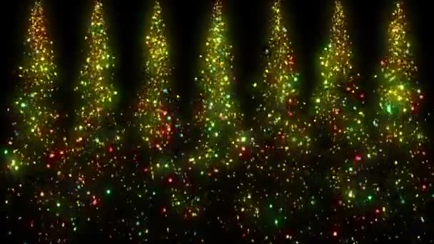 Animation de confettis de vacances tombant  