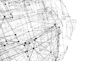 Soyut animasyon bağlantı geometrik yapısı