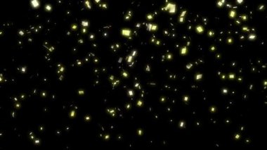 Animasyon ile alfa mat düşen tatil konfeti