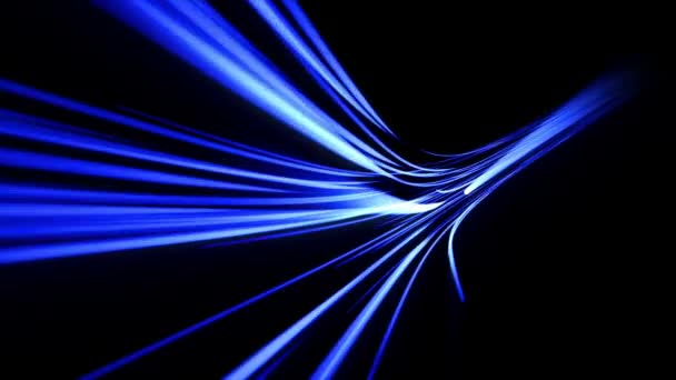 Light Streaks Moving Seamless Loop Animation Abstract Background — Stock Video