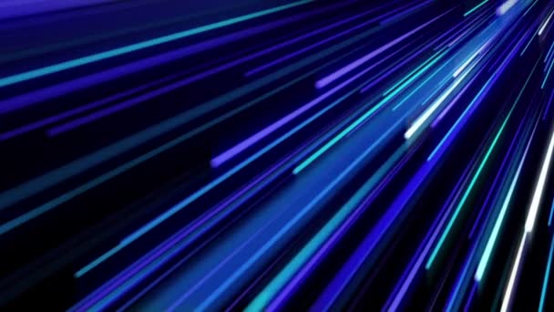 Light Streaks Moving Seamless Loop Animation Abstract Background — Stock Video