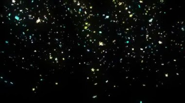 Animasyon ile alfa mat düşen tatil konfeti