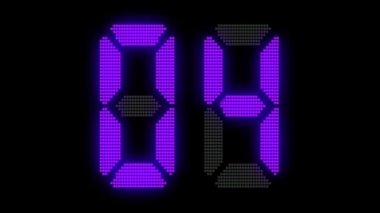 Dijital saat geri sayım, Lcd ekran