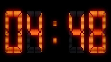 Dijital saat geri sayım, Lcd ekran