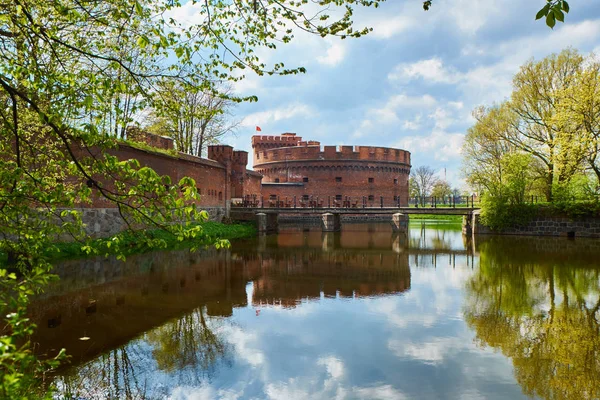 Dona Eski Alman Askeri Hisar Kale Savunma Kulesi Kaliningrad — Stok fotoğraf