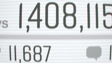 İlerleme çubuğu ve canlandırma ile sosyal ağda artan sayaç 