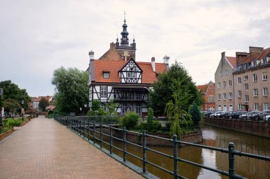 Sokaklar Gdansk tarihi merkezi