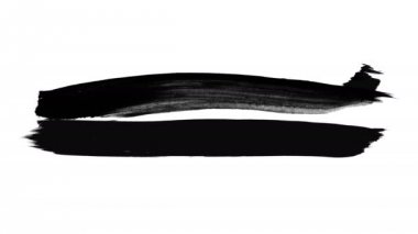 Soyut boya fırça darbeleri animasyon