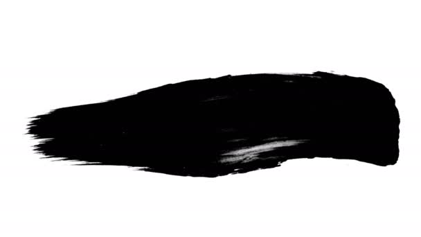 Peinture abstraite coups de pinceau animation 