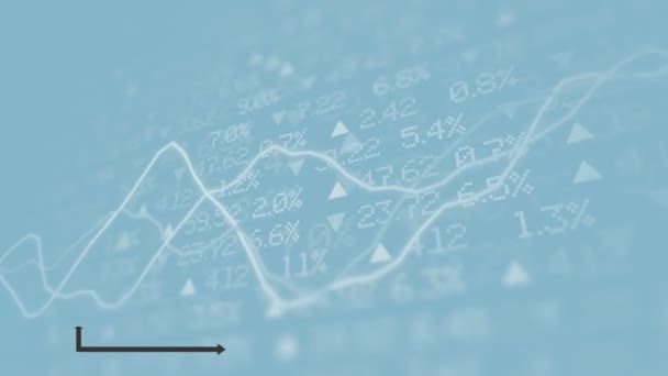 Gráfico Barras Gráfico Diagrama Animação — Vídeo de Stock