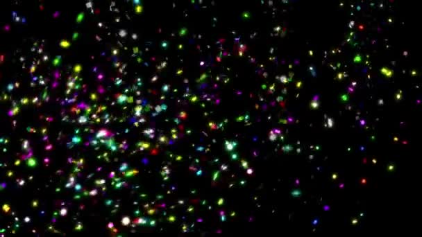 Animație Vacanță Confetti Care Încadrează — Videoclip de stoc