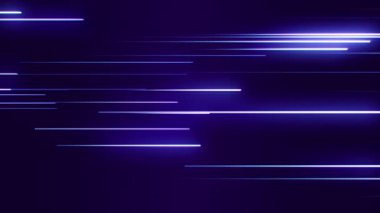 Parlak çizgiler, soyut animasyon arka planı. Kusursuz döngü