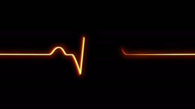 Heartbeat pulse background, seamless animation