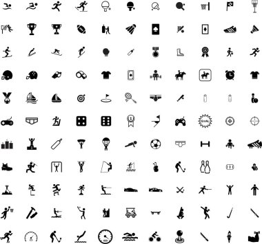 Vektör spor Icon set