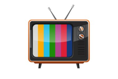 Retro Tv vector Illustrator