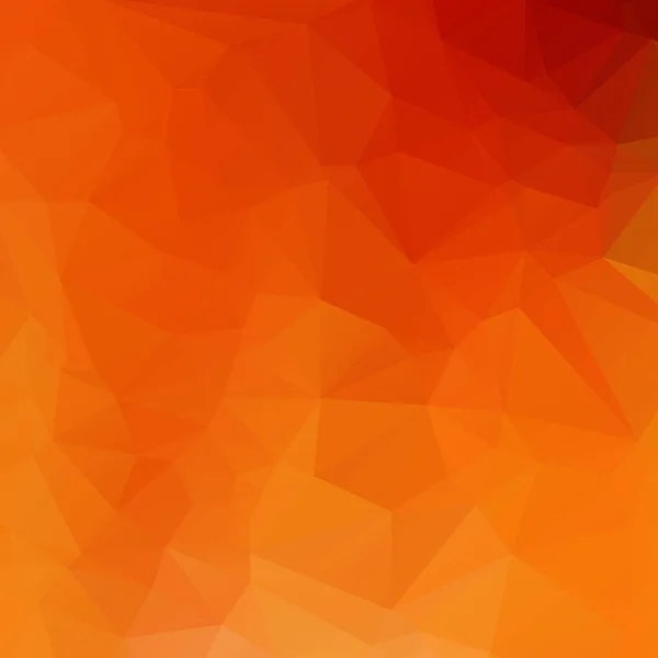 Abstrakte Orange Polygon Textur Hintergrund — Stockvektor