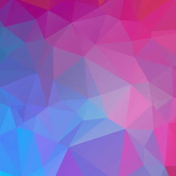 Blaue Und Rosa Polygon Textur Hintergrund — Stockvektor