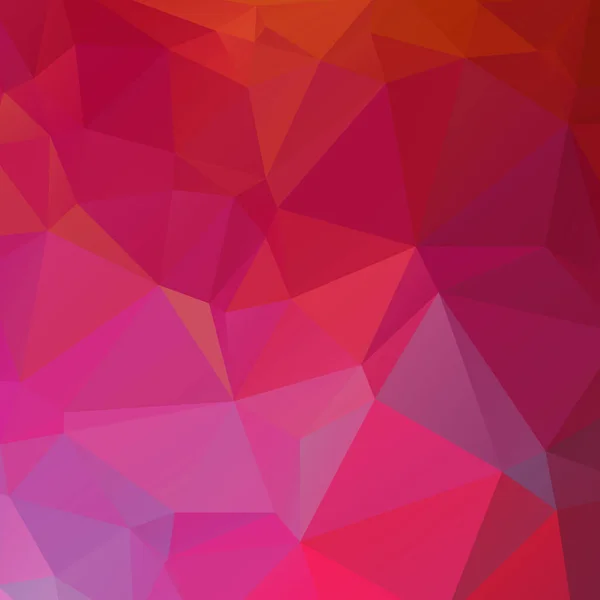 Abstrakte Rote Und Rosa Polygon Textur — Stockvektor